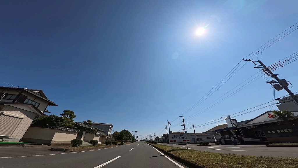 大洗海岸 サンビーチ通り 大洗海岸通り